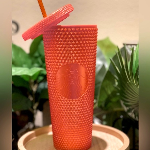 Starbucks Studded Tumbler- Fall 2022 Pumpkin Spice 24oz - Picture 4 of 13